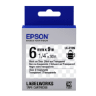 Epson LK 2TBN C53S652004 Original Black on Clear Labelling Tape 6mm x 9m Epson LK 2TBN C53S652004 Original Black on Clear Labelling Tape 6mm x 9m