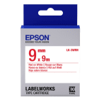 Epson LK 3WRN C53S653008 Original Red on White Label Tape 9mm x 9m