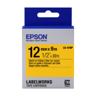 Epson LK 4YBP C53S654008 Original Black on Yellow Labelling Tape 12mm x 9m Epson LK 4YBP C53S654008 Original Black on Yellow Labelling Tape 12mm x 9m
