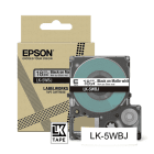 Epson LK 5WBJ C53S672063 Original Black on Matte White Label Tape Cartridge 18mm x 8m Epson LK 5WBJ C53S672063 Original Black on Matte White Label Tape Cartridge 18mm x 8m