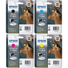 Epson T130 BK C M Y Black Colour Extra High Capacity Ink Cartridge 4 Pack Original Epson T130 BK C M Y Black Colour Extra High Capacity Ink Cartridge 4 Pack Original