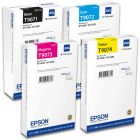 Epson T907 BK C M Y Original Extra High Capacity Black Colour Ink Cartridge 4 Pack
