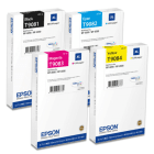 Epson T908 BK C M Y Original High Capacity Black Colour Ink Cartridge 4 Pack