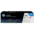 HP 125A CF373AM Original Cyan Magenta Yellow 3 Toner Cartridge Pack