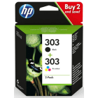 HP 303 3YM92AE Black Colour Pack Original