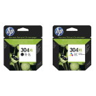 HP 304XL N9K08AE N9K07AE Black and Tri Colour High Capacity Ink Cartridge Multipack Original