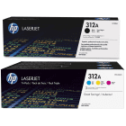 HP 312A CF380 1 2 3A Black and Colour Toner Cartridge 4 Pack HP 312A CF380 1 2 3A Black and Colour Toner Cartridge 4 Pack