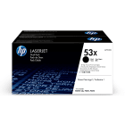 HP 53X Q7553XD Original High Yield Black Toner Cartridge Twinpack HP 53X Q7553XD Original High Yield Black Toner Cartridge Twinpack