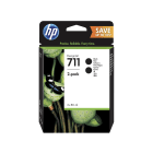 HP 711 P2V31A Original High Capacity Black Ink Cartridge TwinPack