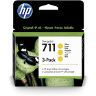 HP 711 CZ136A Original Yellow Ink Cartridge 3 Pack HP 711 CZ136A Original Yellow Ink Cartridge 3 Pack