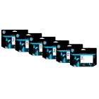 HP 72 High Capacity Black Colour 6 Ink Cartridge Multipack Original