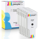 HP 727 Compatible High Capacity Black Colour Ink Cartridge Multipack