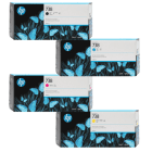 HP 738 High Capacity Multipack Full Set of 4 Ink Cartridges Original
