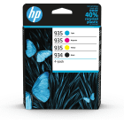 HP 934 HP 935 BK C M Y Original Black Colour Ink Cartridge 4 Pack