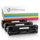 HP Compatible 312A CF440AM Colour Toner Cartridge 3 Pack HP Compatible 312A CF440AM Colour Toner Cartridge 3 Pack