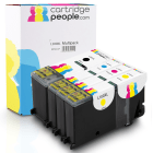 Lexmark 100XL Compatible High Capacity 4 Ink Cartridges Pack