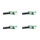 Lexmark 20N2H Original High Capacity Black and Colour Return Programme Toner Cartridge 4 Pack