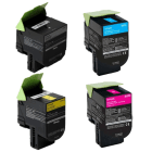 Lexmark 24B60 Original Black and Colour Toner 4 Pack