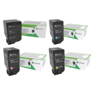 Lexmark 24B651 4 Toner Cartridge Multipack Original