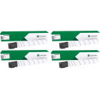 Lexmark 76C00 Original Black Colour Toner Cartridge 4 Pack