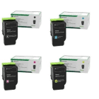 Lexmark 78C2X Extra High Black Colour Return Program Toner Cartridge 4 Pack Original Lexmark 78C2X Extra High Black Colour Return Program Toner Cartridge 4 Pack Original