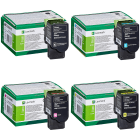 Lexmark C2320 Black Colour Return Program Toner Cartridge 4 Pack Original Lexmark C2320 Black Colour Return Program Toner Cartridge 4 Pack Original