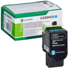 Lexmark C232HC0 Cyan High Capacity Return Program Toner Cartridge Original Lexmark C232HC0 Cyan High Capacity Return Program Toner Cartridge Original