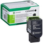 Lexmark C232HK0 Black High Capacity Return Program Toner Cartridge Original Lexmark C232HK0 Black High Capacity Return Program Toner Cartridge Original