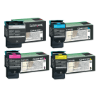 Lexmark C544X1 Original Extra High Capacity Black Colour Toner 4 Pack Lexmark C544X1 Original Extra High Capacity Black Colour Toner 4 Pack