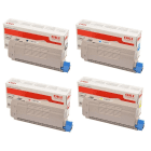 OKI 4644310 Original High Capacity Black Colour Toner Cartridge Multipack