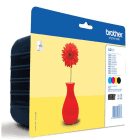 Original Brother LC121 Black Colour Ink Cartridge 4 Pack LC 121VALBP