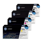 Original HP 124A Q6000 Q6001 Q6003 Q6002 Black Colour Toner Cartridge Multipack Original HP 124A Q6000 Q6001 Q6003 Q6002 Black Colour Toner Cartridge Multipack