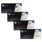 Original HP 307A CE740 CE741 CE743 CE742 Black Colour Toner Cartridge Multipack Original HP 307A CE740 CE741 CE743 CE742 Black Colour Toner Cartridge Multipack