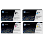 Original HP 507 CE400X CE401 CE402 CE403 Black Colour Toner Multipack Original HP 507 CE400X CE401 CE402 CE403 Black Colour Toner Multipack