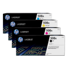 Original HP 508A CF360A 61A 62A 63A Black and Colour Toner Pack Original HP 508A CF360A 61A 62A 63A Black and Colour Toner Pack