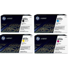 Original HP 652A 653A CF320A 21A 22A 23A Black and Colour Toner Cartridge Pack