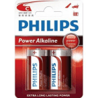 Philips LR14 1.5V Alkaline C Batteries 2 Pack Philips LR14 1.5V Alkaline C Batteries 2 Pack