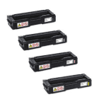 Ricoh 40753 Original Black Colour Toner Cartridge 4 Pack