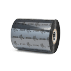 Zebra 02100BK08045 Original Premium Black Wax Ribbon 80mm x 450m 12 Pack