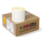 Zebra Z Select 2000T 3007206 T Original White Labels 102mm x 64mm 4 Pack 4 x 1100 Labels